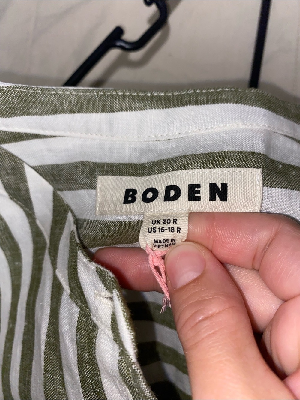 NWT Boden Ivy Placket Linen Midi Dress - Picture 6 of 6